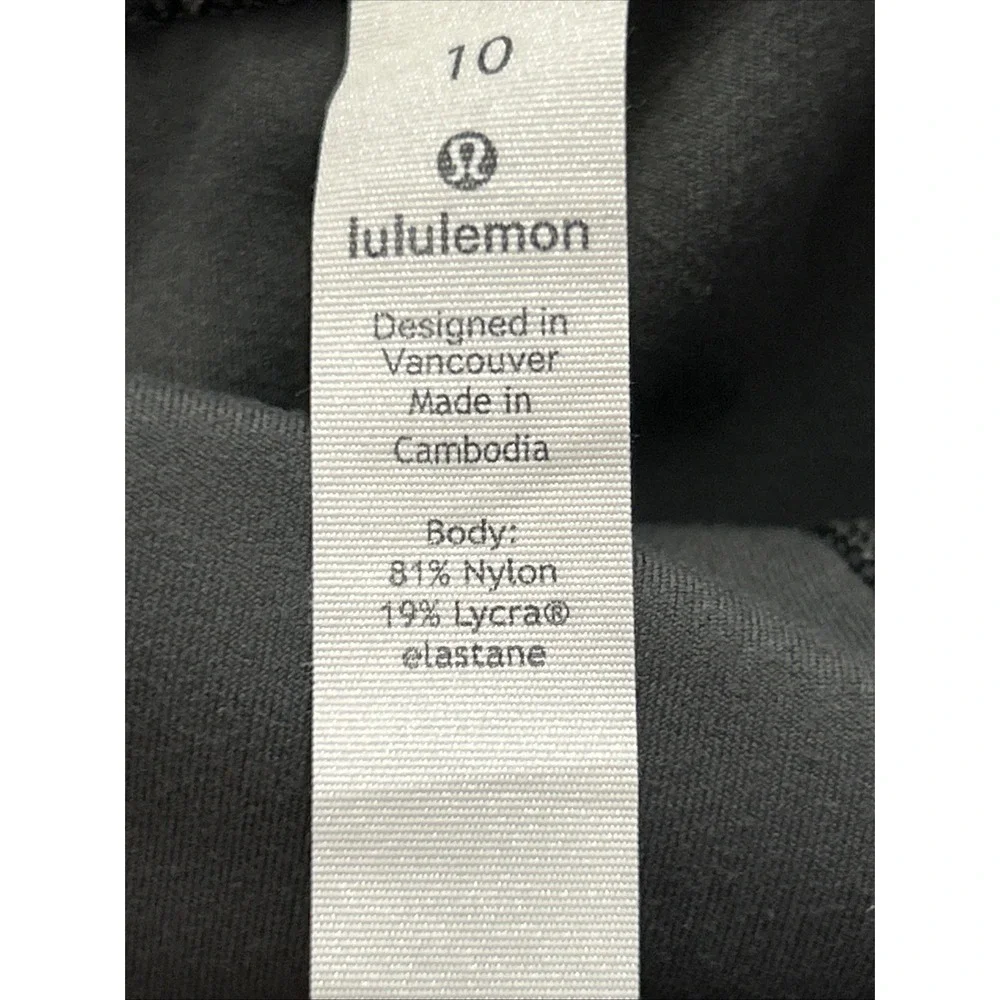 Lululemon Align Wide-Leg Super-High-Rise Crop Nulu Pants 10 NO Pilling Charcoal